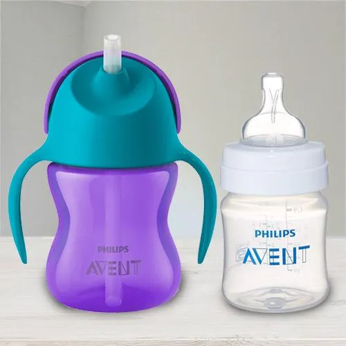 Amazing Philips Avent Straw Cup N Anti Colic Bottle