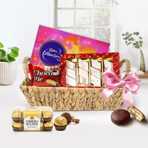 Lovely Assorted Chocolates Gift Basket