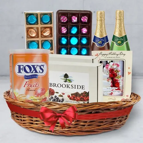 Shop for Wedding Anniversary Gift Hamper of Goodies