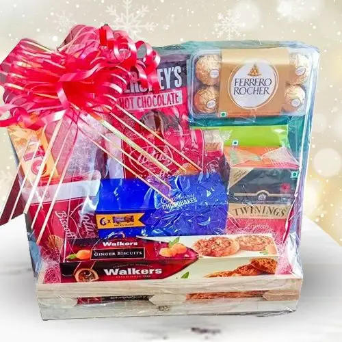 Captivating Assorted Snacks Gift Basket