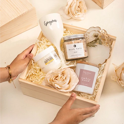 Terrific Spa Kit n Coasters Combo Hamper