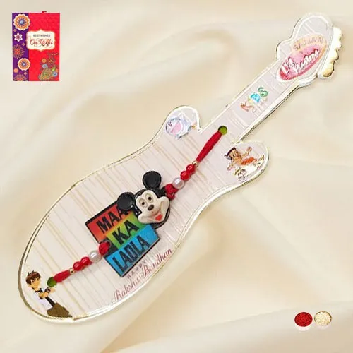 Rakhi in Mickey Mouse Dcor