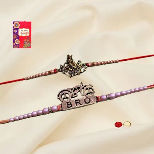 Trendy Kanha N Biker Bro Rakhi