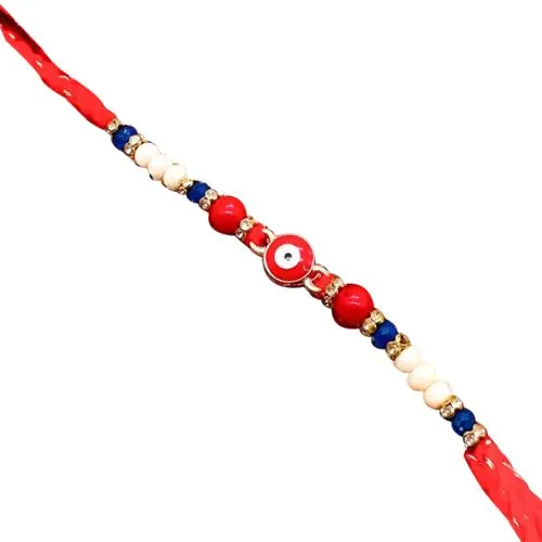 Evil Eye Mystic Pearl Beaded Strings for Rakhi