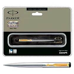 Online Parker Vector Stainless Steel Ball Pen