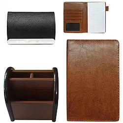 Order Visiting Card Holder, Passport Holder N Pen Stand