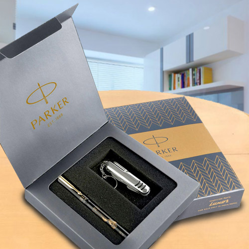 Attractive Parker Beta Millenium GT Ball Point Pen with Swiss Knife