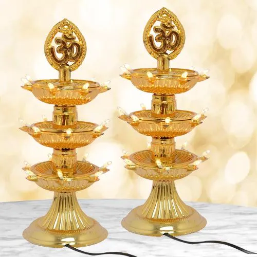 Exclusive Dual LED Bulb Lights Diya