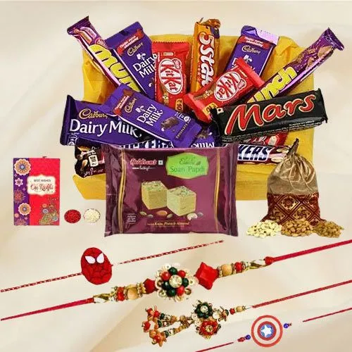 Family Rakhi N Choco Delights