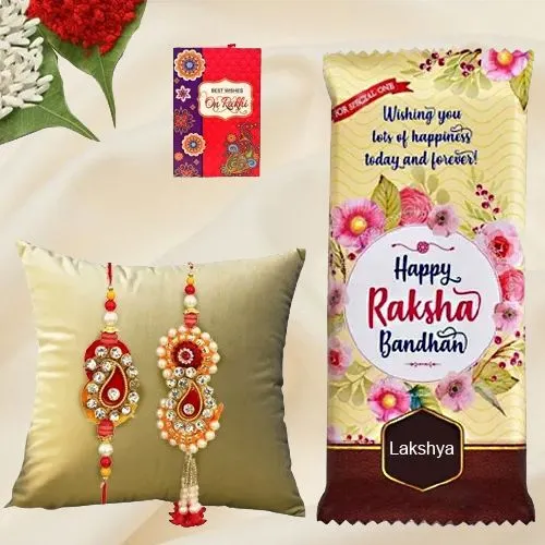 Personalized Chocolaty Mania with Lumba Rakhi