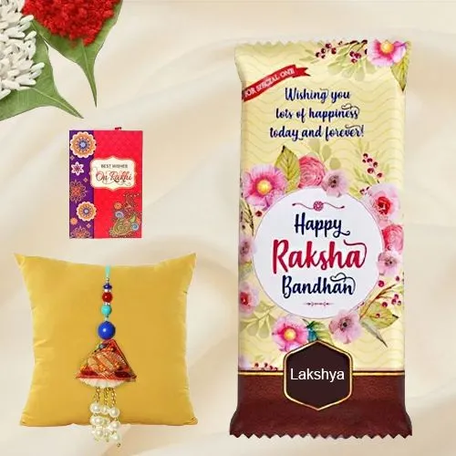 Twin Blessing of Rakhi n Personalized Chocolates