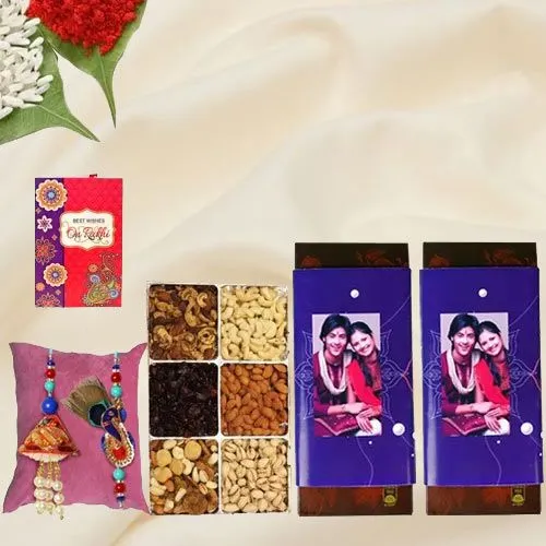 Bhai-Bhabhi Personalized Choco Bonding on Rakhi