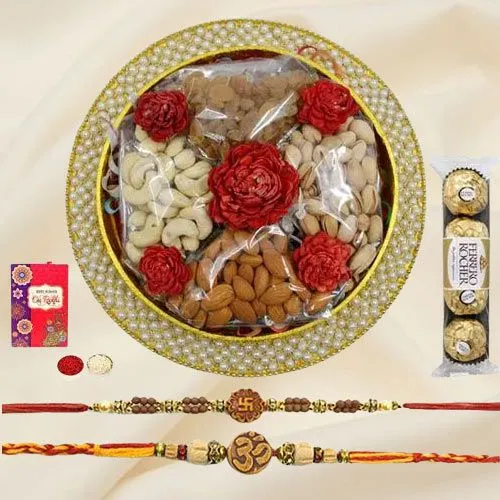 Timeless Hampers Rakhi n Dry Fruits