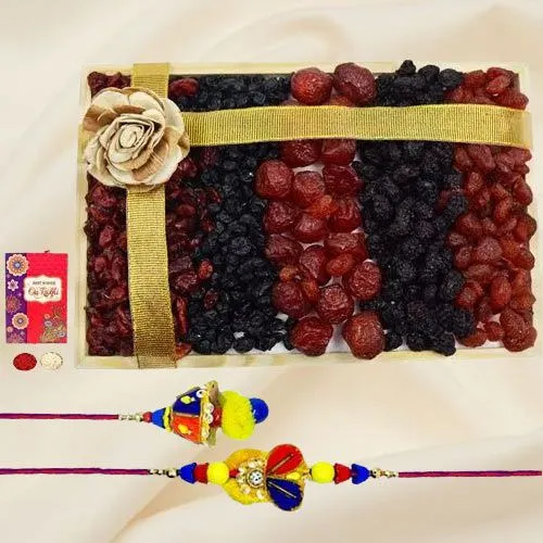 Bhai Bhabi Rakhi N Dry Fruits Caravan
