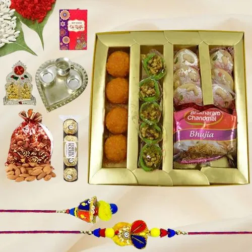 Winsome Sweets for Bhai-Bhabhi Rakhi