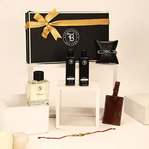 Fragrance  N  Beyond Unique Rakhi Gift Set of 6 for Men