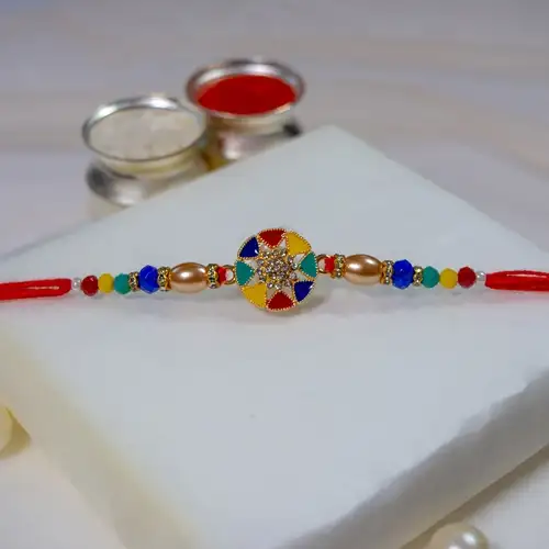 Designer Kundan Special Rakhi