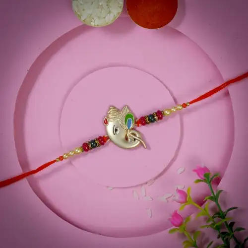 Pious Lord Ganesha Rakhi for Bro