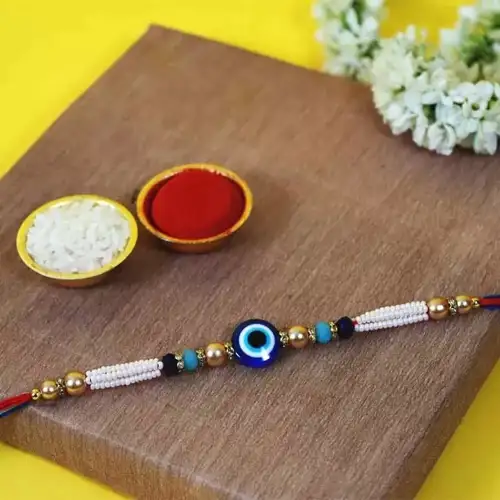 Charming Evil Eye Rakhi for Brother