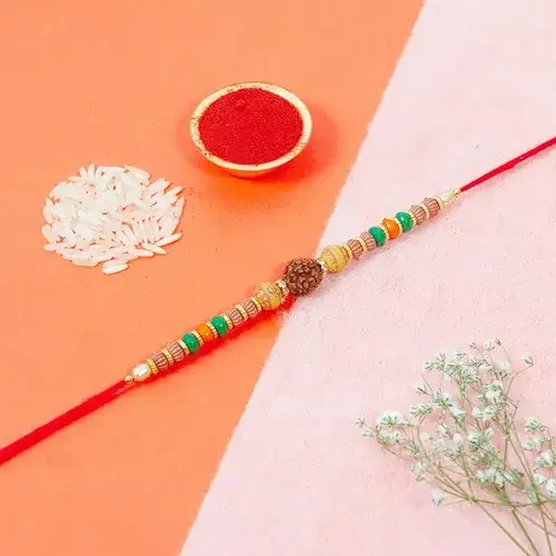 Charismatic Rudraksha Rakhi