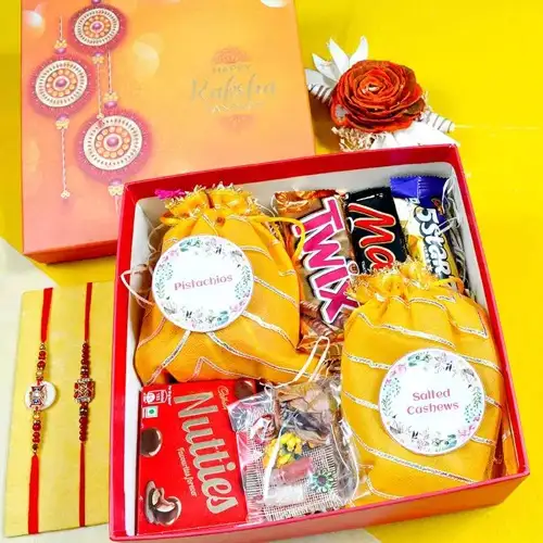 Classic Chocolates n Nuts Premium Rakhi Hamper