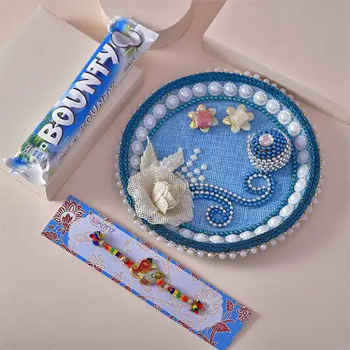 Breathtaking Rakhi Thali Combo