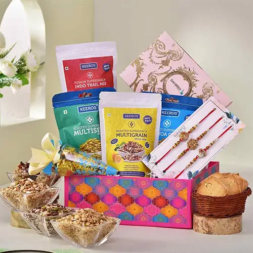 Classy Rakhi N Treats Hamper