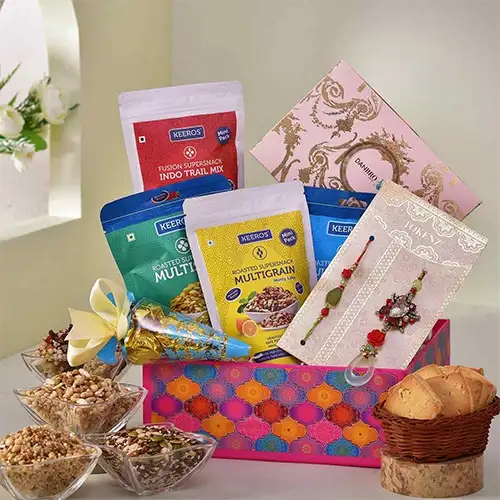 Pretty Bhaiya Bhabhi Rakhi Hamper