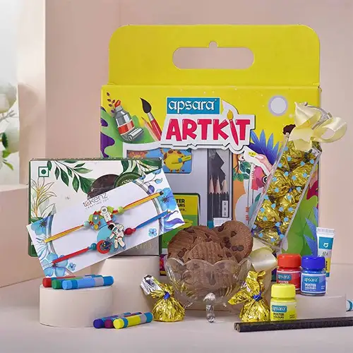 Creative Rakhi Hamper for Little Brother