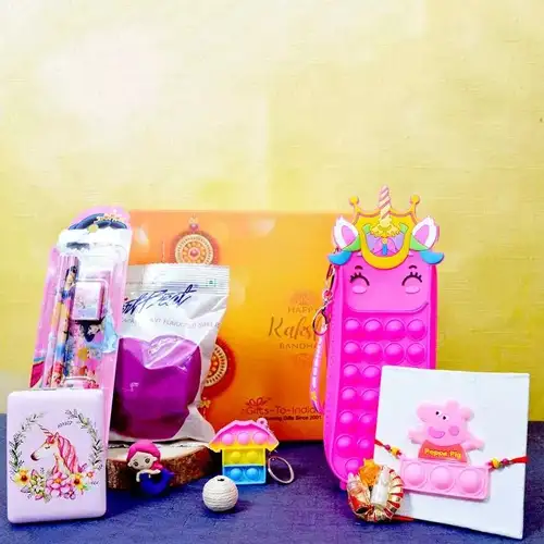 Exquisite Pop It Up Special Kids Rakhi Hamper