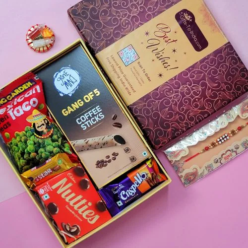 Blissful Rakhi Treats Combo Box