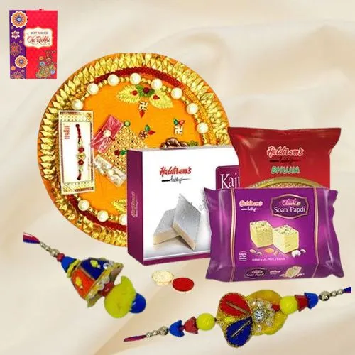 Bhaiya Bhabhi Rakhi Gift from Haldirams