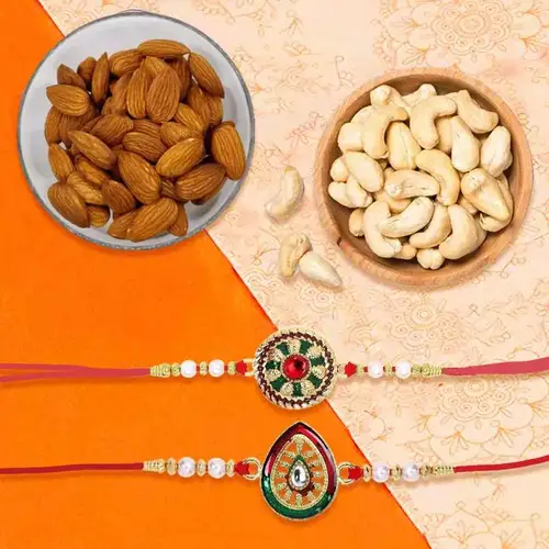 Fancy Rakhi N Nutty Delight