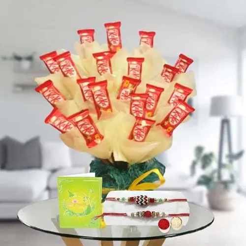 Chocolates with Rakhi Gift