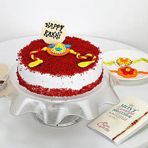 Festive Rakhi and Cake Hamper