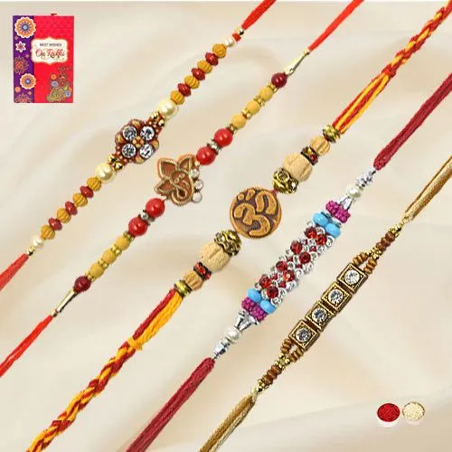 Exclusive Rakhi Set-5 Pcs Rakhi