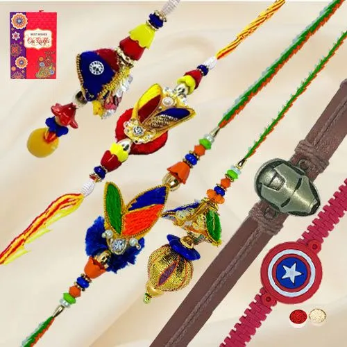 Wonderful Family Set of Rakhis