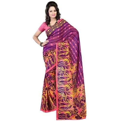 Engaging Dash Georgette Saree