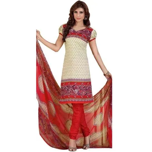 Charismatic Printed Siya Crepe N Chiffon Salwar Suit