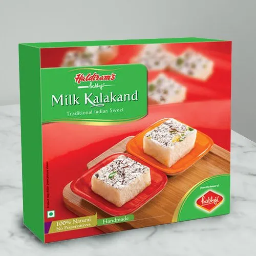 Pick Milk Kalakand Sweets Box from Haldiram Online