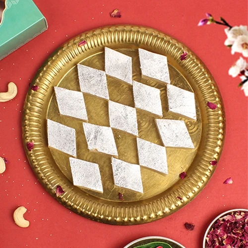 Enjoyable Kaju Katli from Kesar