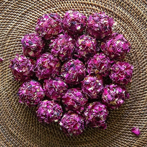 Classic Rose Petal and Almond Ladoo Box by Kesar