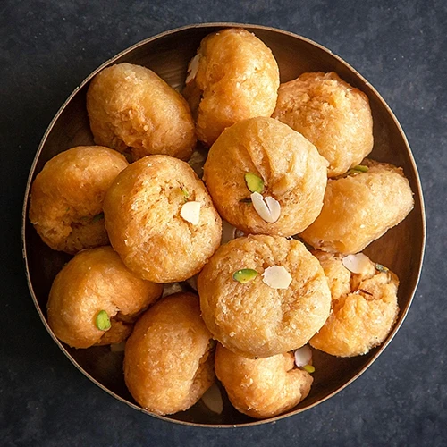Irresistible Balushahi Mithai by Kesar