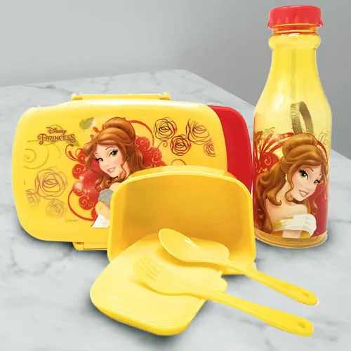 Wonderful Disney Belle Princess Lunch Box n Water Bottle