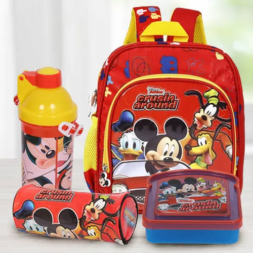 Marvelous Mickey Mouse School Utility Gift Combo for Kids