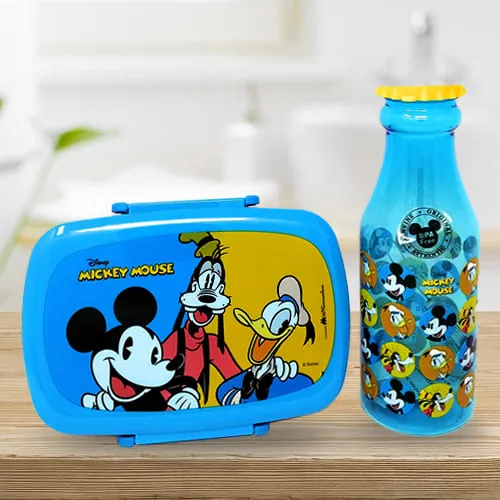 Exciting Disney Mickey Mouse n Water Bottle Set