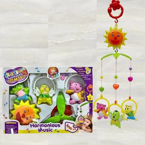 Marvelous Hanging Rattle Toys With Cartoons for Toddlers