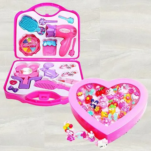 Exclusive Beauty Set N Fancy Finger Rings Box for Girls