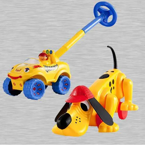 Exclusive Funskool Walk N Drive Truck N Digger The Dog