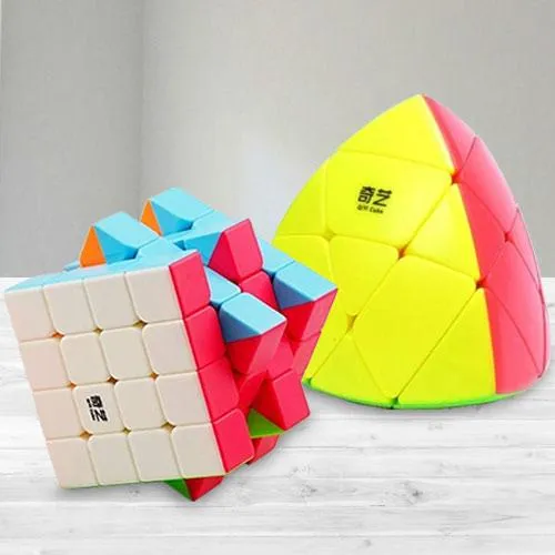 Remarkable Stickerless High Speed Cube N Pyramid Puzzle